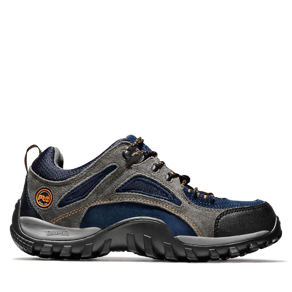 Timberland Παπούτσια Εργασίας Ανδρικα Γκρι/Μπλε - Pro® Mudsill Steel Toe - Greece 5204716-CL